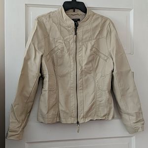 Faux leather jacket